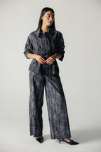 Washed Black Denim Set
