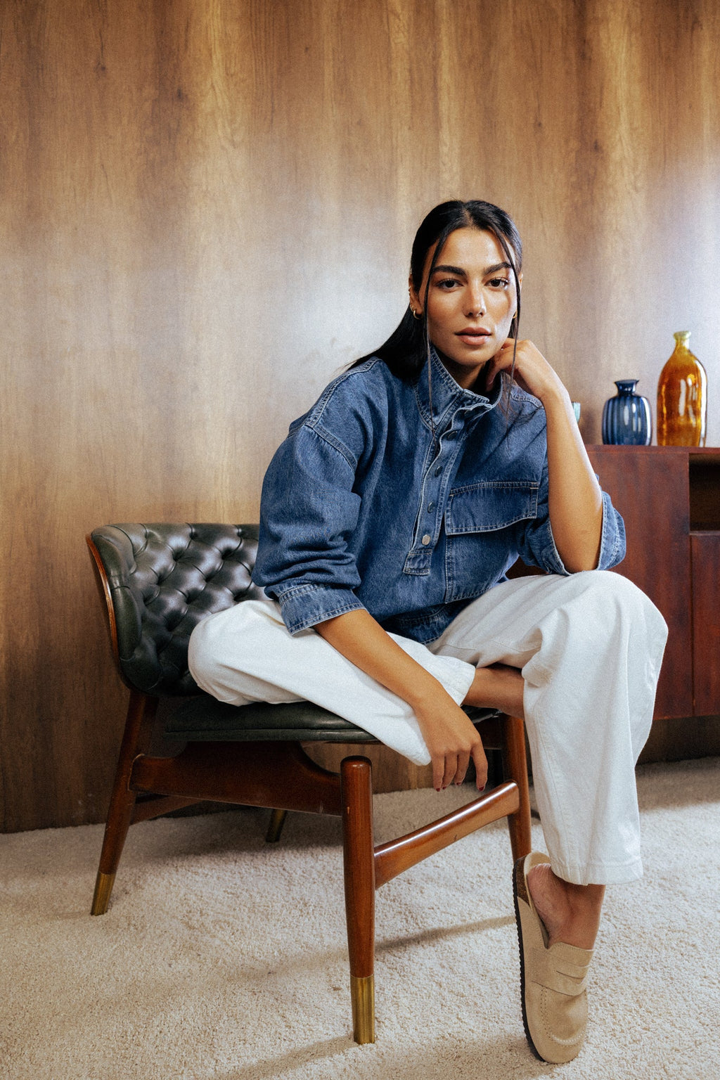 The Funnel Denim shirt