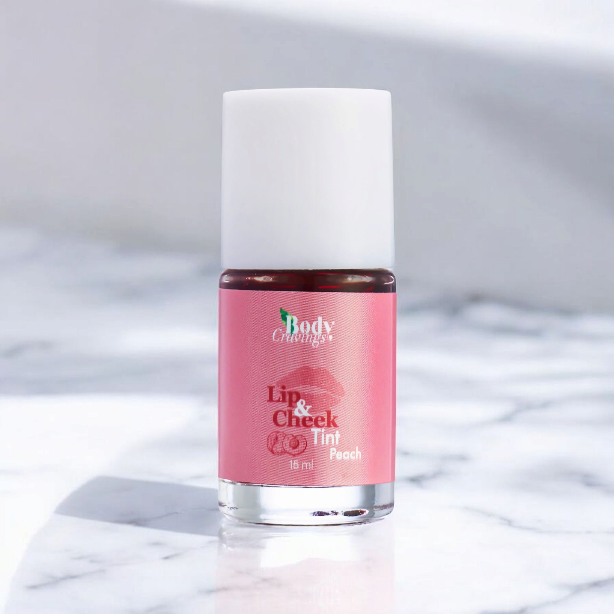 Peach Lip & Cheek Tint Brush