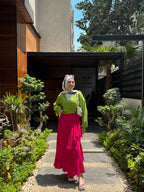 Ruffle Wrapped Skirt