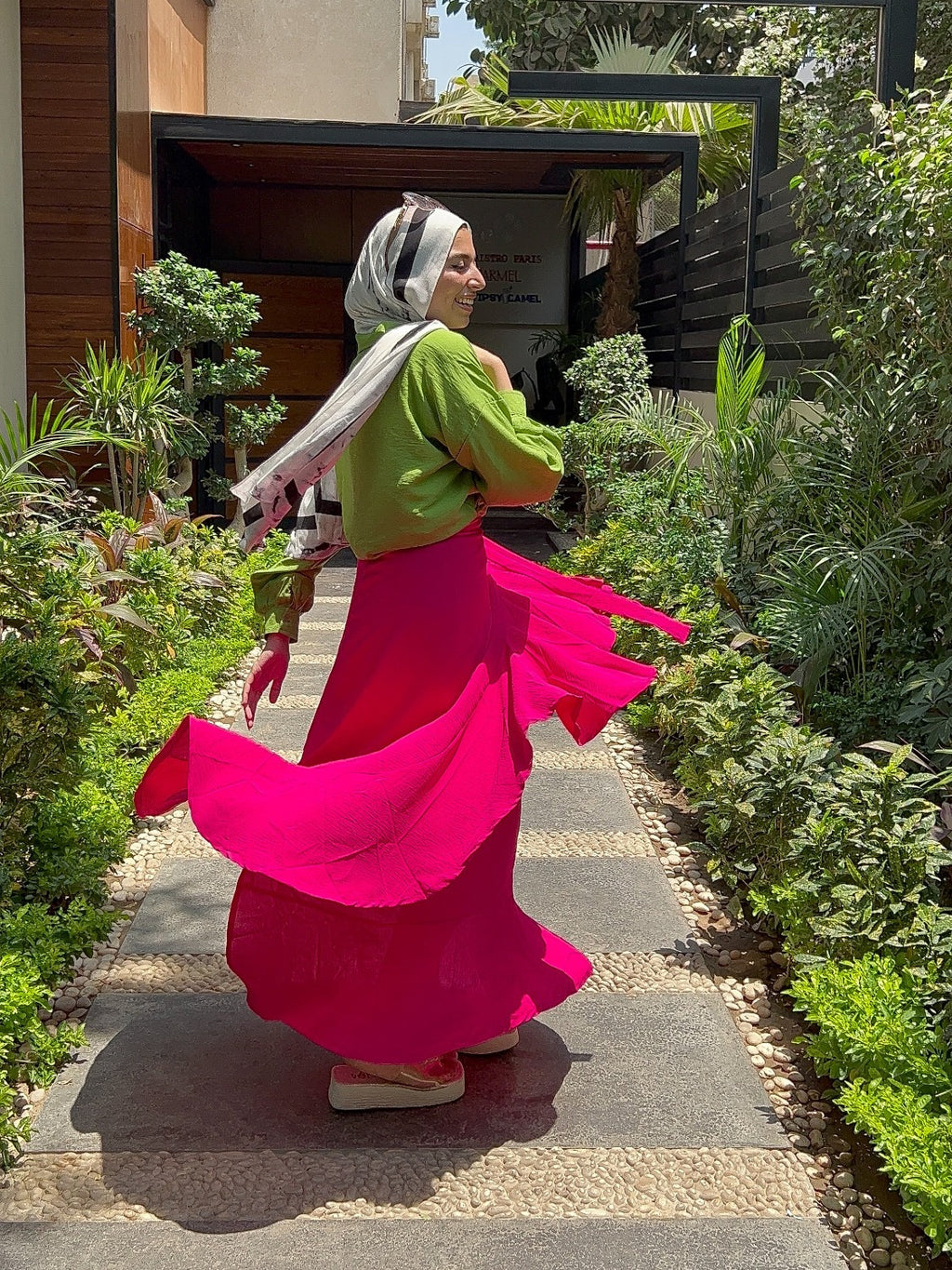 Ruffle Wrapped Skirt