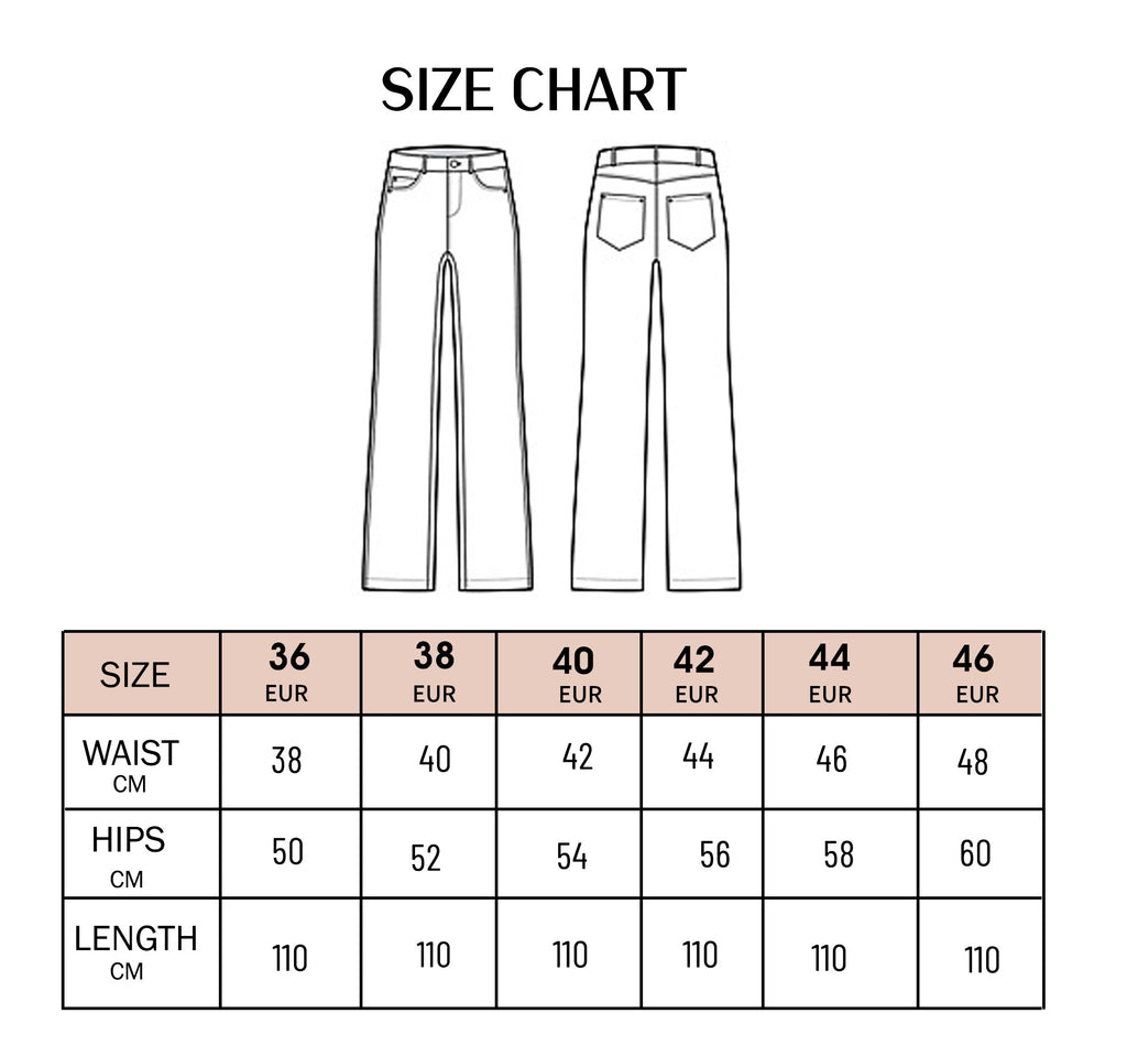 Rhinestones Straight Denim - Blue
