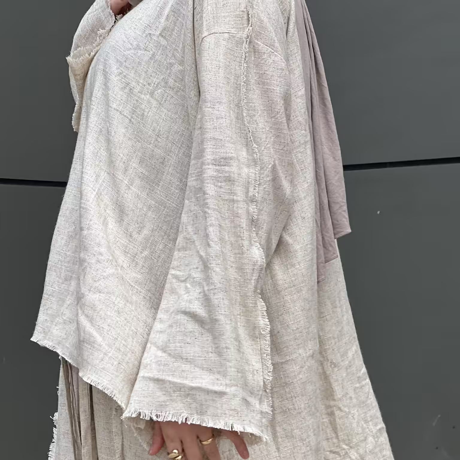 Raneem Linen Beige Set