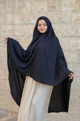 خمار طويل اسودقطعةواحدة