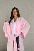 Halo Braids kimono candy pink
