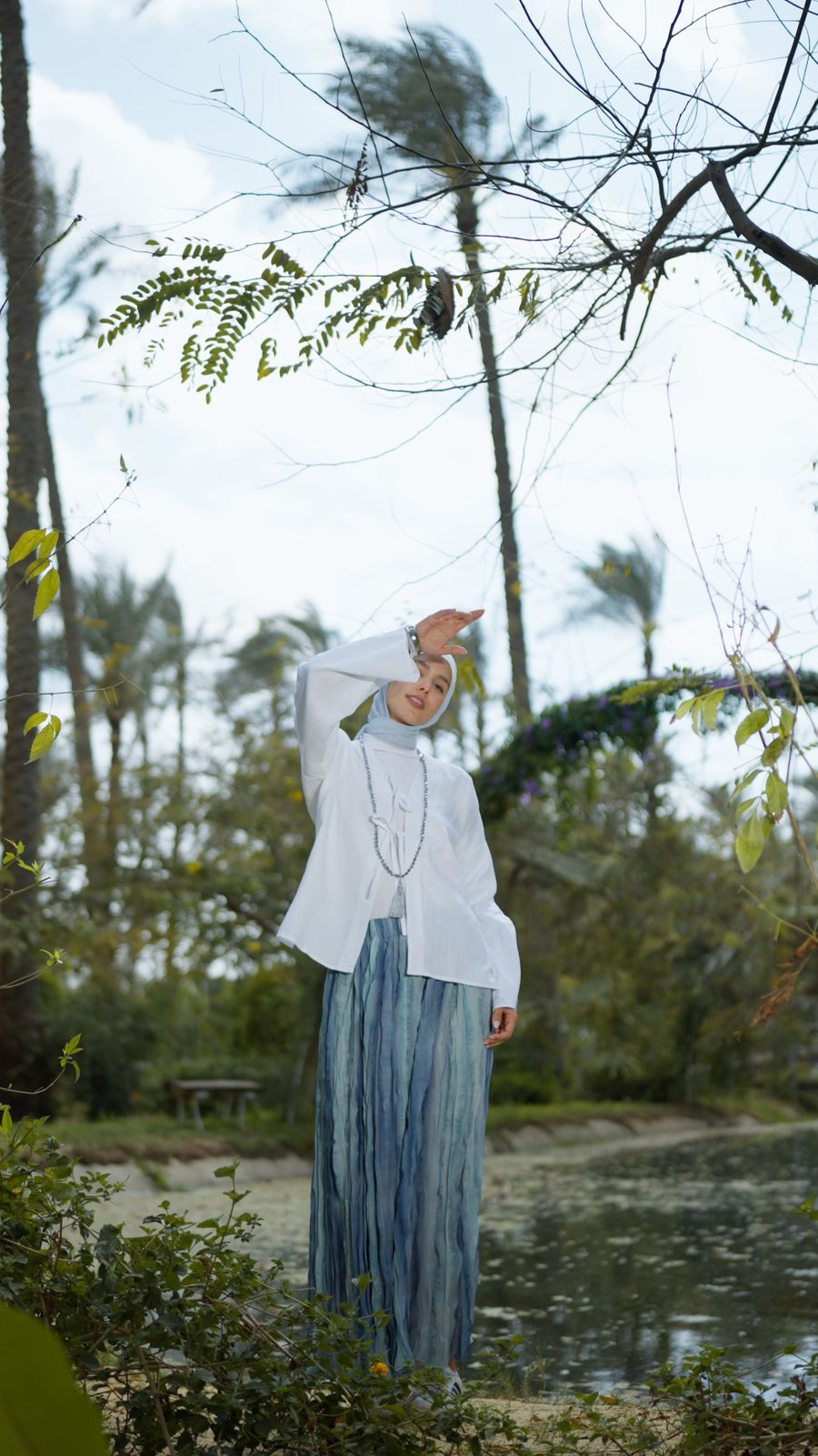 White Linen top