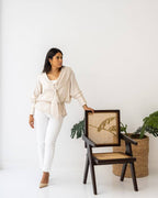 Shimmering daisy blouse