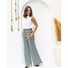 Checkerboard pants