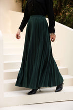 Winter Glow Velvet Skirt 061