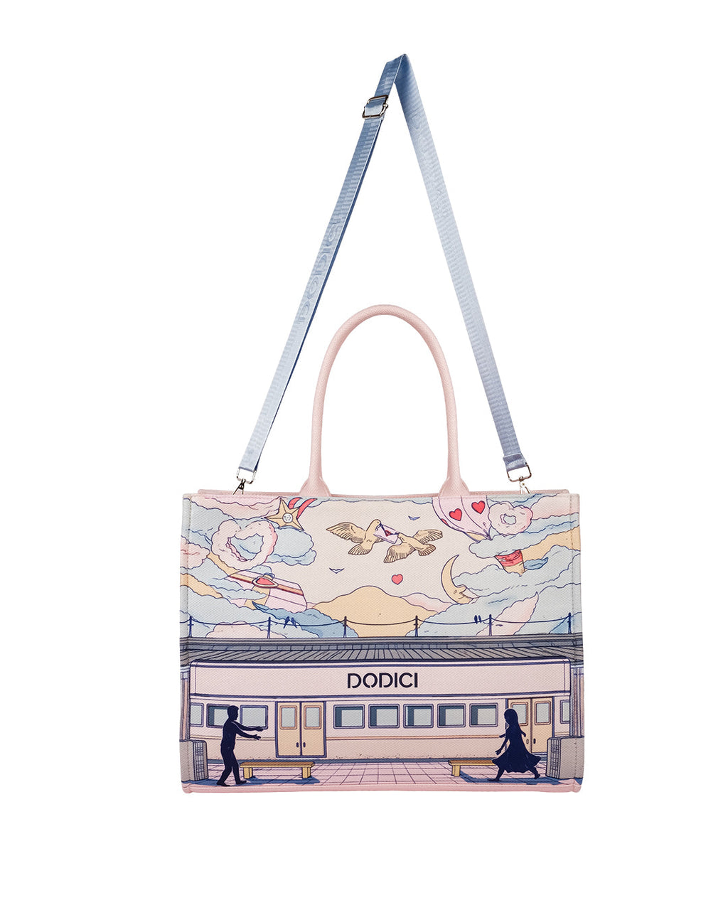 Dodici Big tote pink