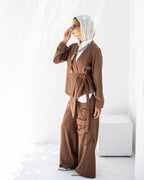 Blossom set - brown