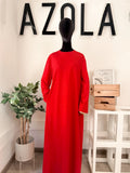 Sleeves linen dress