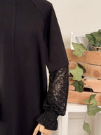 Cotton Lace Sleeve Top
