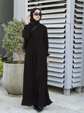 Pleat Cascade Abaya 027
