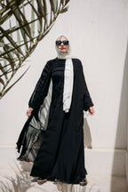 Pleated Hemline Kaftan 022