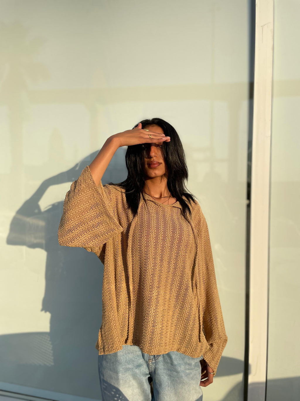 Beach Girl Belted Knit Jumper
