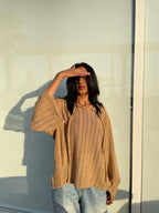 Beach Girl Belted Knit Jumper
