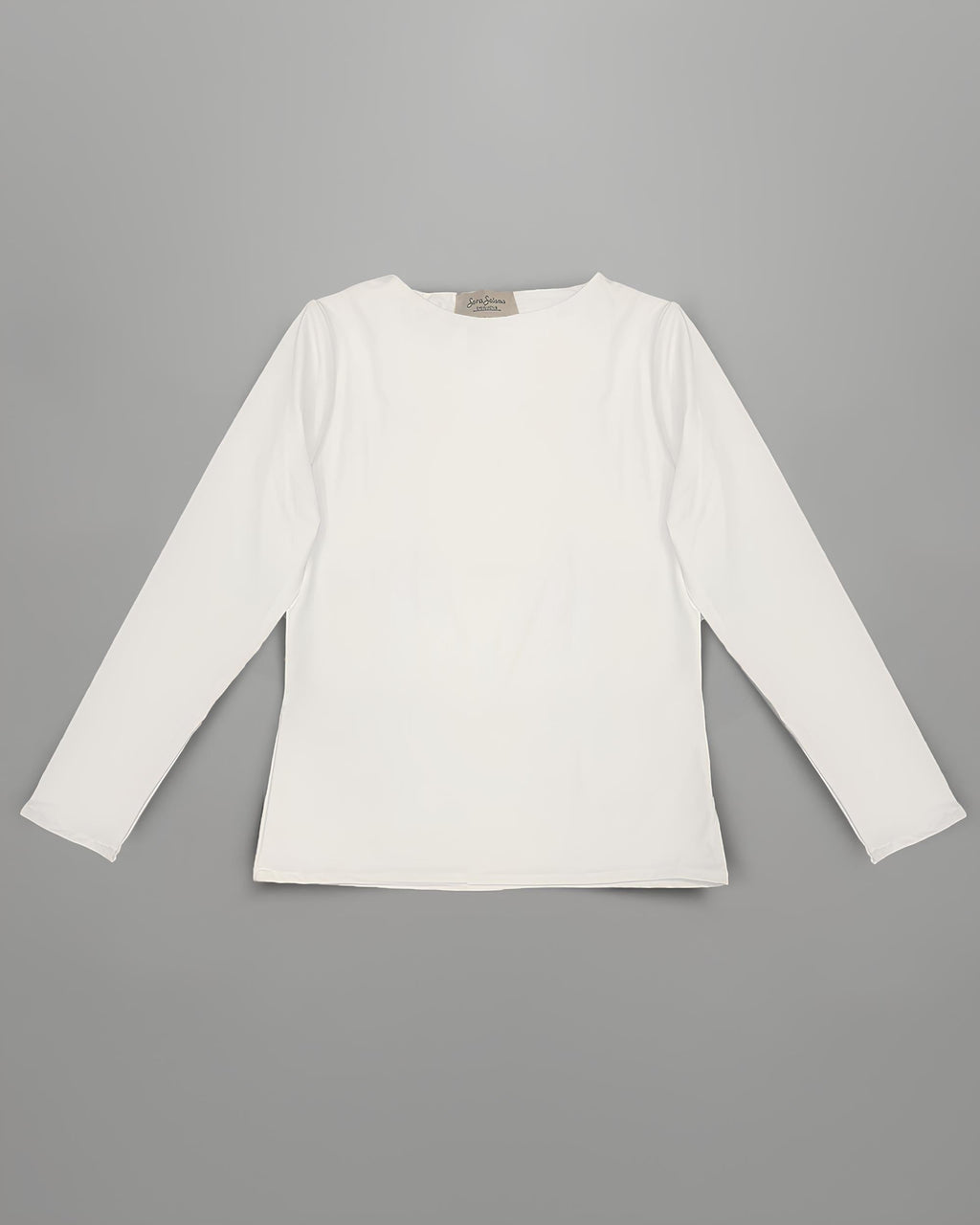 Essential Cotton long Sleeves Double Layered Top - offWhite