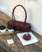 Aria Burgundy Shoulder bag