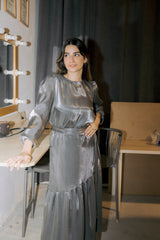 Isla Metallic Set Silver S/M