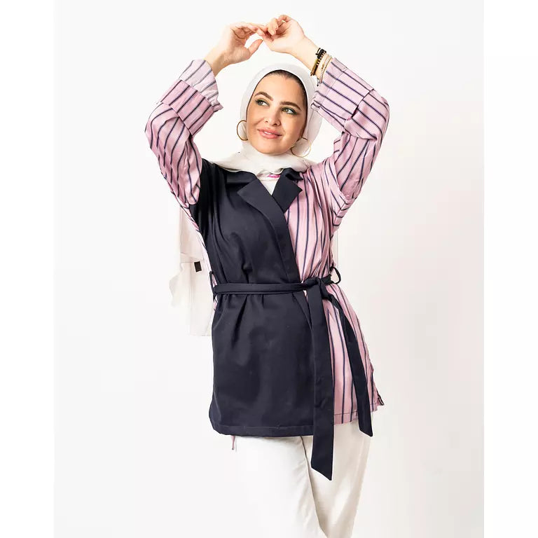 Chemi-jacket in dark blue