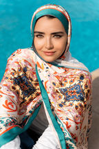 Emerald Bliss - Silk Hijab