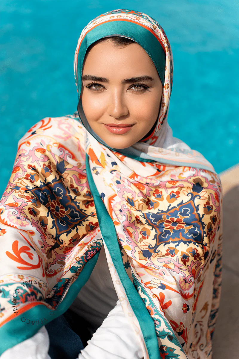 Emerald Bliss - Silk Hijab