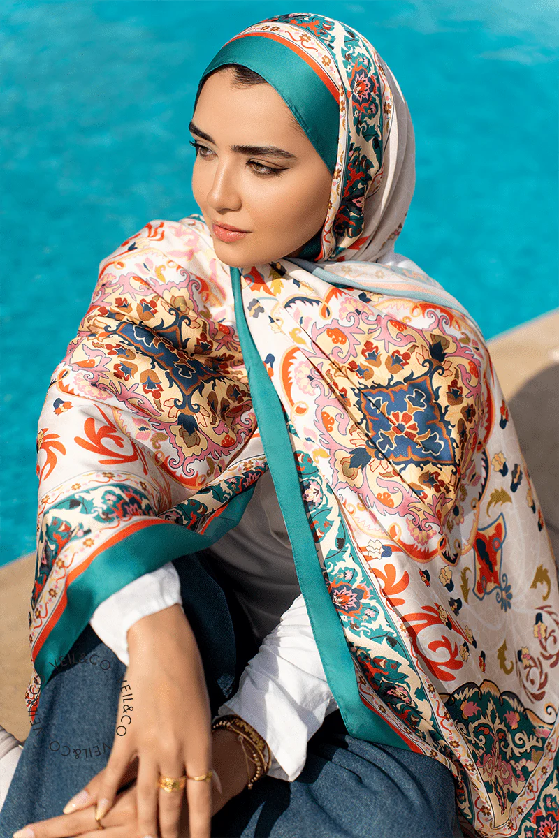 Emerald Bliss - Silk Hijab