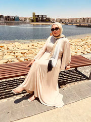AMELIA BEIGE DRESS