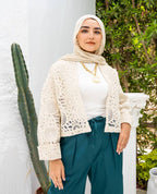 Indian lace blazer