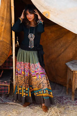 Gypsy patchwork skirt