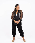 Net in black set