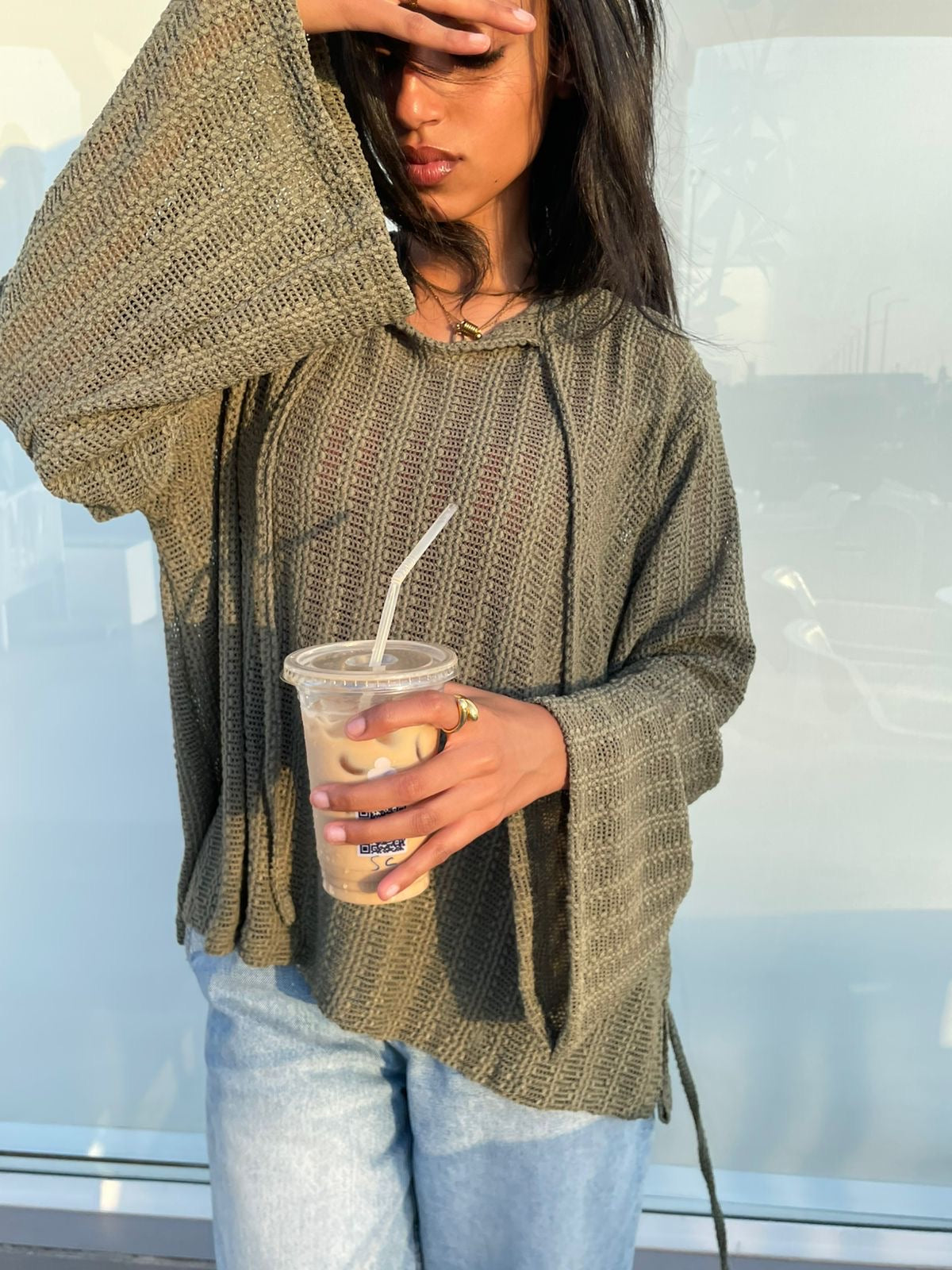 Beach Girl Belted Knit Jumper