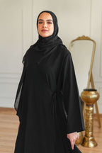 Bow Wrap Abaya 039
