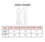 Flare Pants with Slit - Black