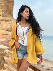 It's my life cardigan in yellow