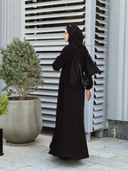 Pleat Cascade Abaya 027