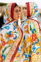 Heritage Bloom- Silk Hijab