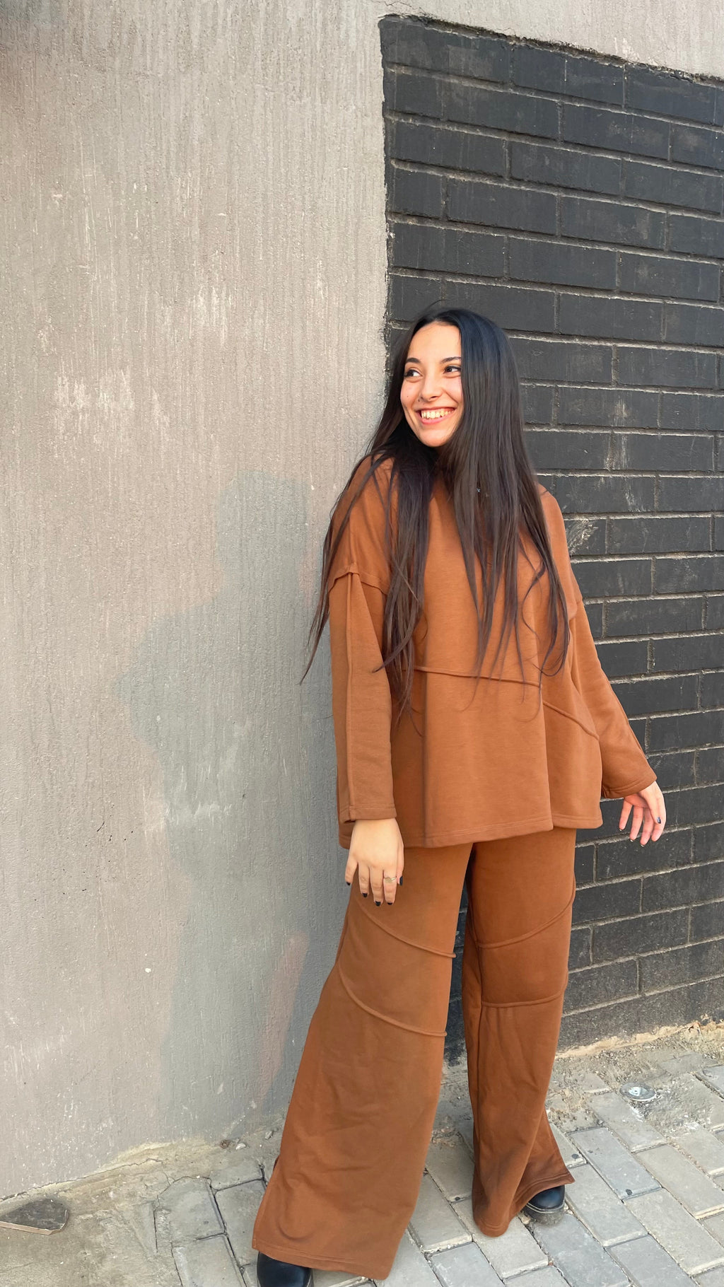 The Everyday Cotton Wide-leg pants Co-ord