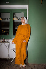 Easy to wear set in Mustard