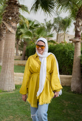 Yellow kokta chemise