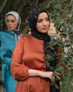 Silk Satin high low Tunic