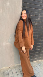 The Everyday Cotton Wide-leg pants Co-ord