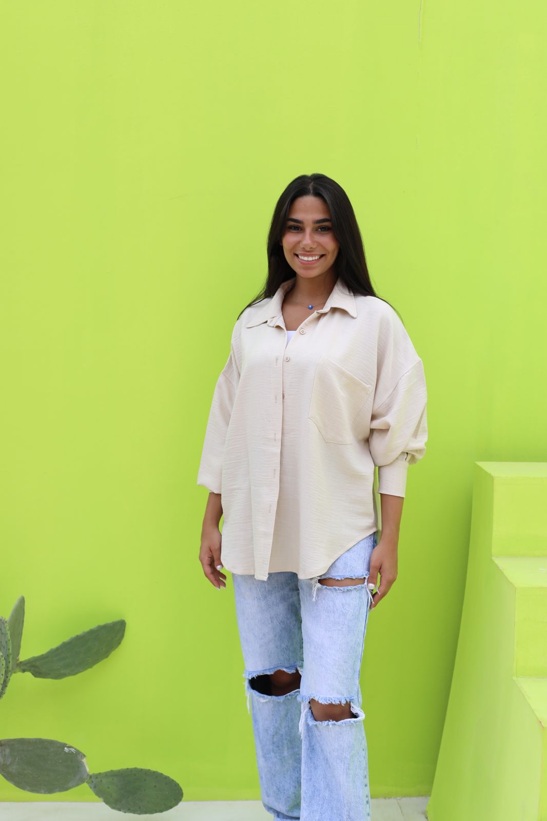 Miss Popular Shirt with back buttons