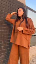 The Everyday Cotton Wide-leg pants Co-ord