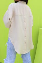 Miss Popular Shirt with back buttons