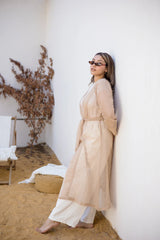 Lighten up kimono in beige