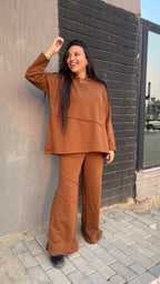 The Everyday Cotton Wide-leg pants Co-ord