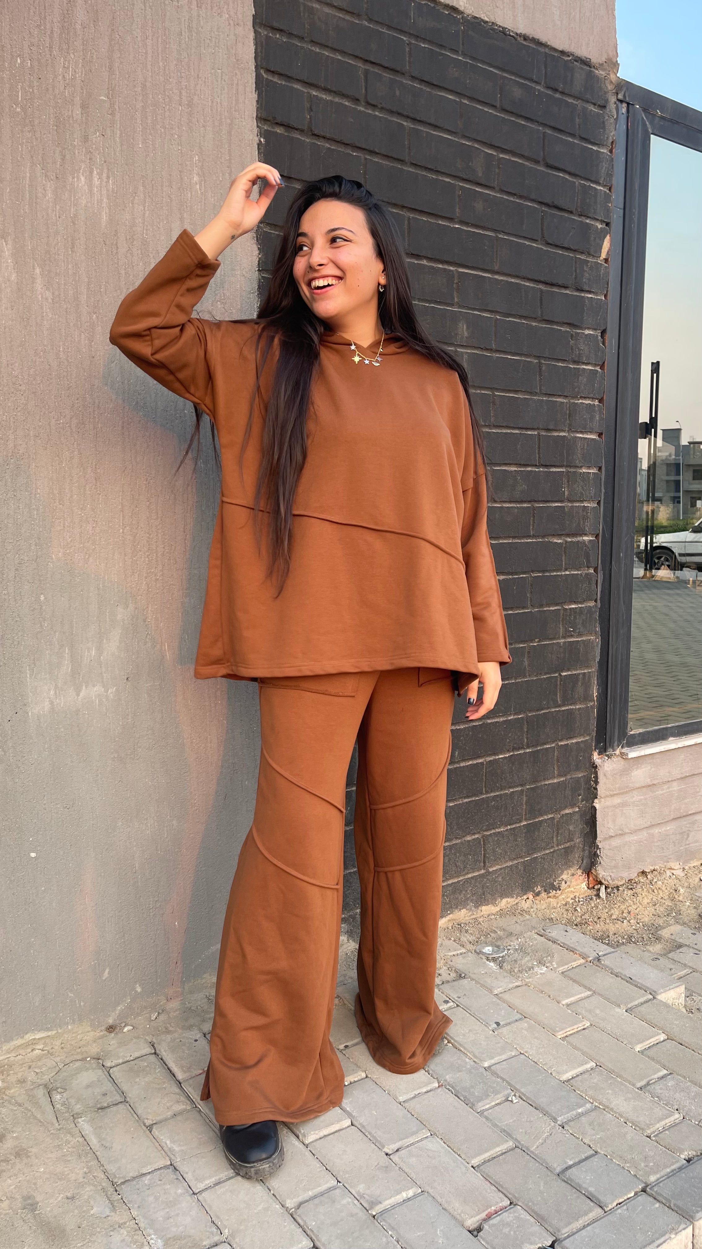 The Everyday Cotton Wide-leg pants Co-ord