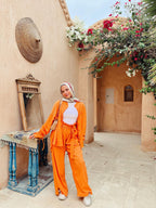 Miss Dreamy Wrinkled Cotton Set